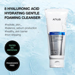 Anua | 8 Hyaluronic Acid Hydrating Gentle Foaming Cleanser - Glow House