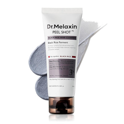 Dr. Melaxin | Peel Shot Black Rice Mochi Whip Cleanser