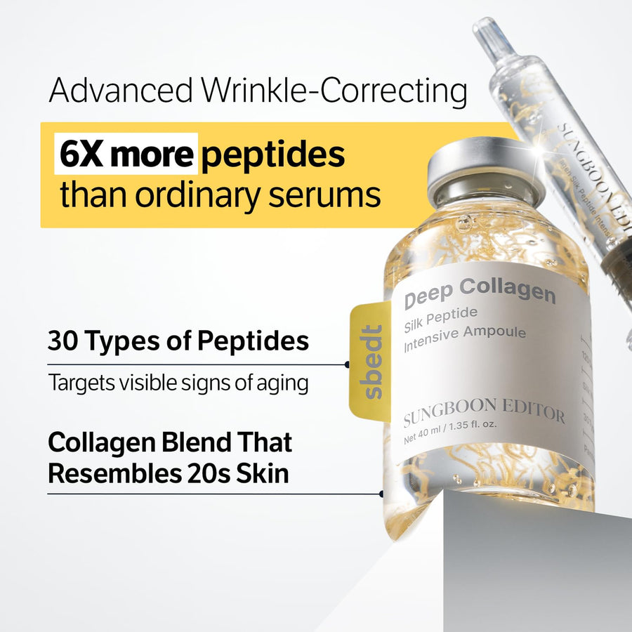 SUNGBOON EDITOR | Deep Collagen Silk Peptide Intensive Lifting Ampoule - Glow House