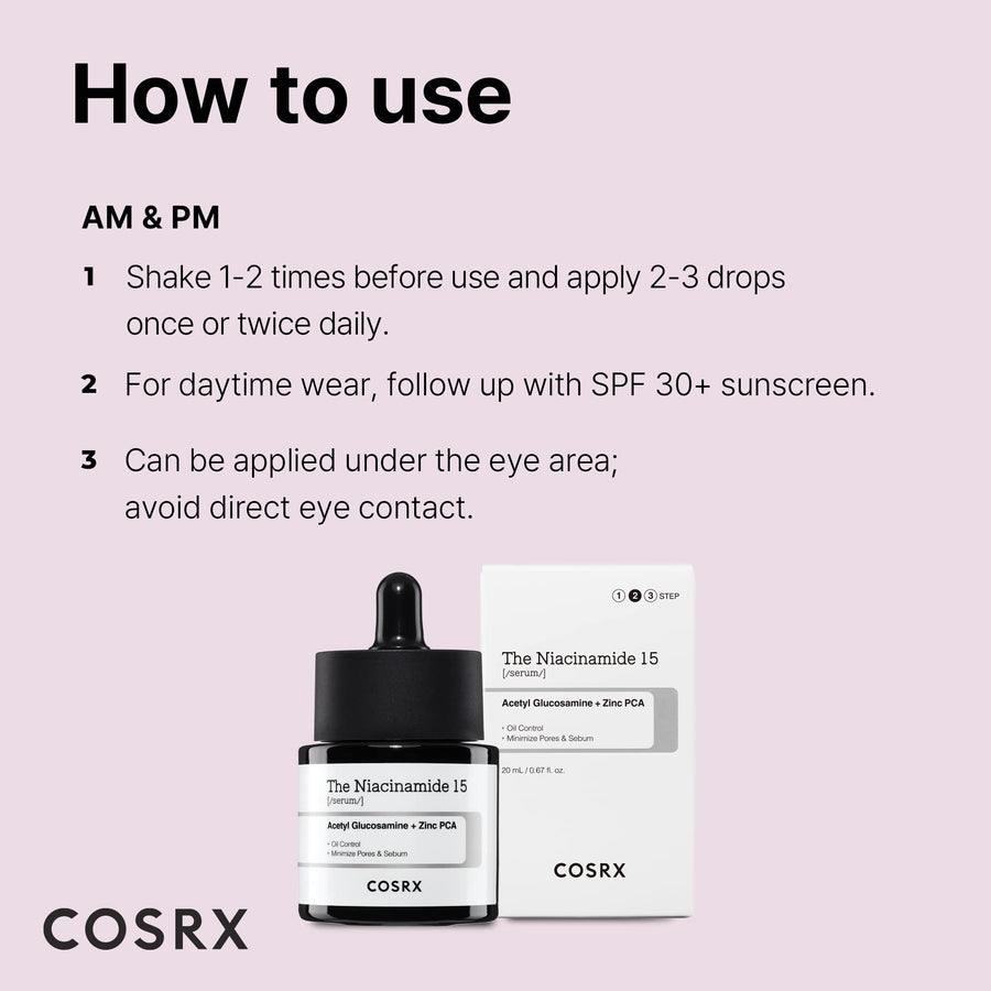 COSRX | The Niacinamide 15 Serum - Glow House