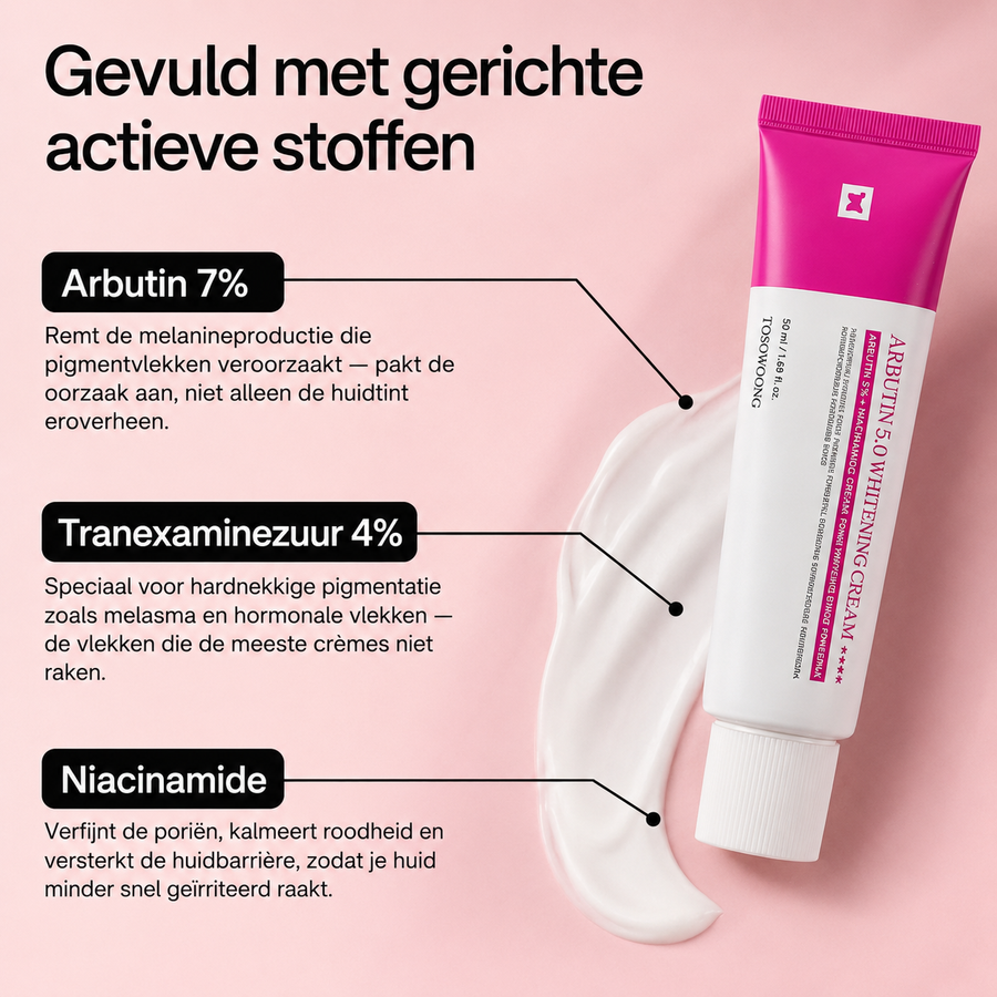 Arbutin 7% + Tranexamic Acid 4% Cream