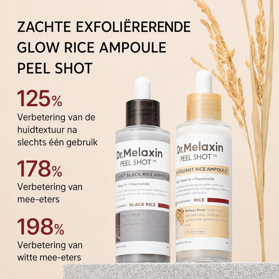 Dr. Melaxin Peel Shot Glow Rice Ampoule Duo - Glow House