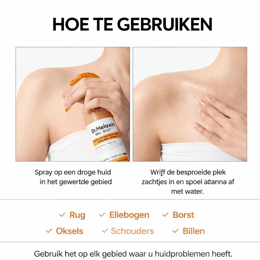 Dr. Melaxin | Peelshot Turmeric Spray - Glow House