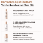 Anua Rice Trio Set : Rice Cleansing Powder & Milky Toner & Hydrating Serum - Glow House