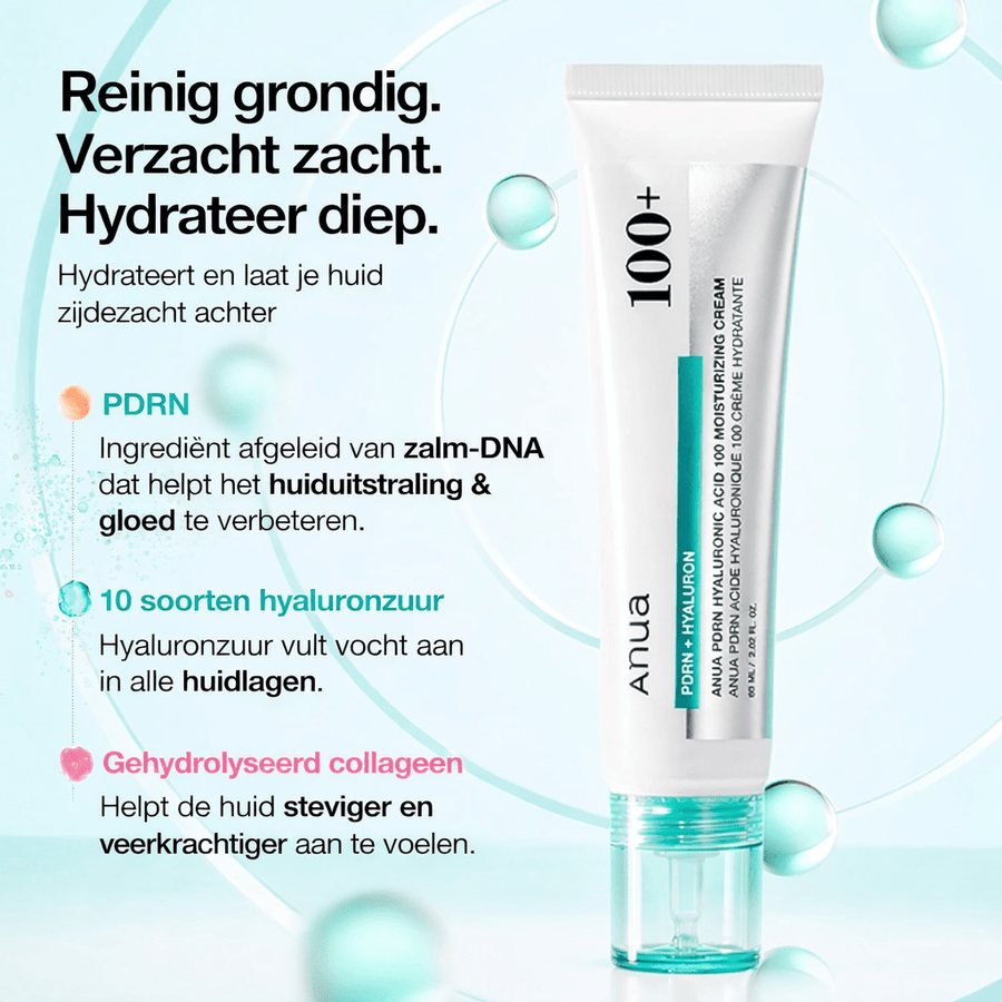 Anua | PDRN Hyaluronic Acid 100 Moisturizing Cream - Glow House