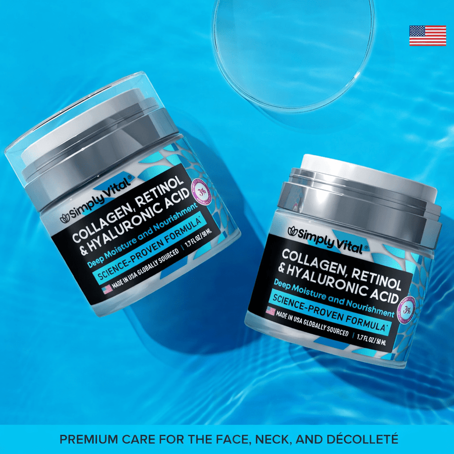 Anti-Aging Face Moisturizer with Retinol, Collagen & Hyaluronic Acid - Glow House
