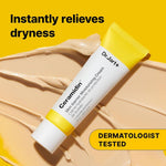 Dr.Jart+ Ceramidin Cream rijke textuur op de hand