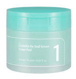 Numbuzin | No.1 Centella Re-Leaf Green Toner Pad - Glow House
