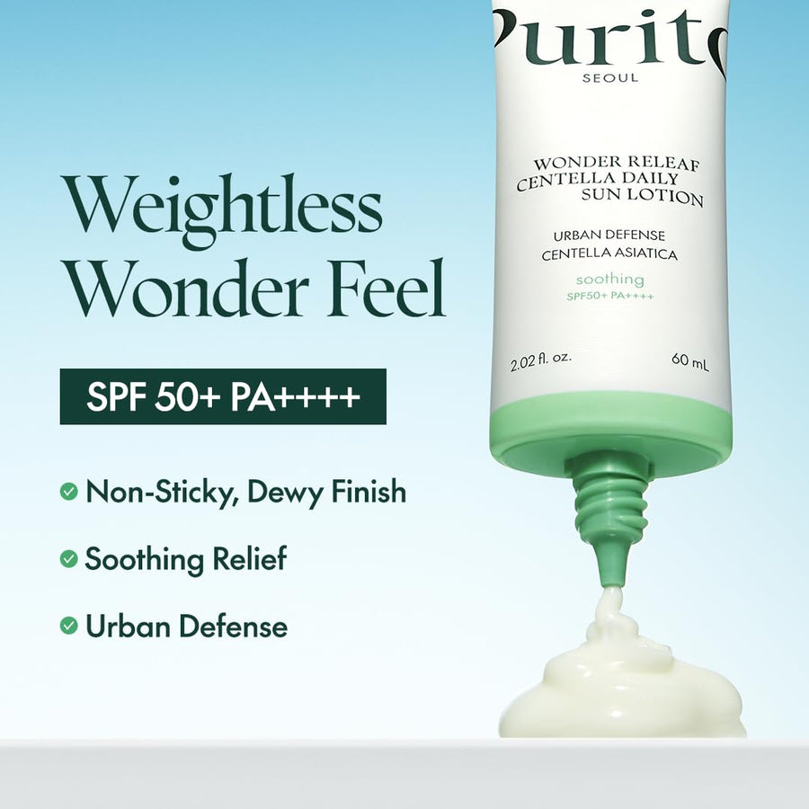 Purito | Wonder Releaf Centella Daily Sun Lotion SPF50+ PA++++ - Glow House