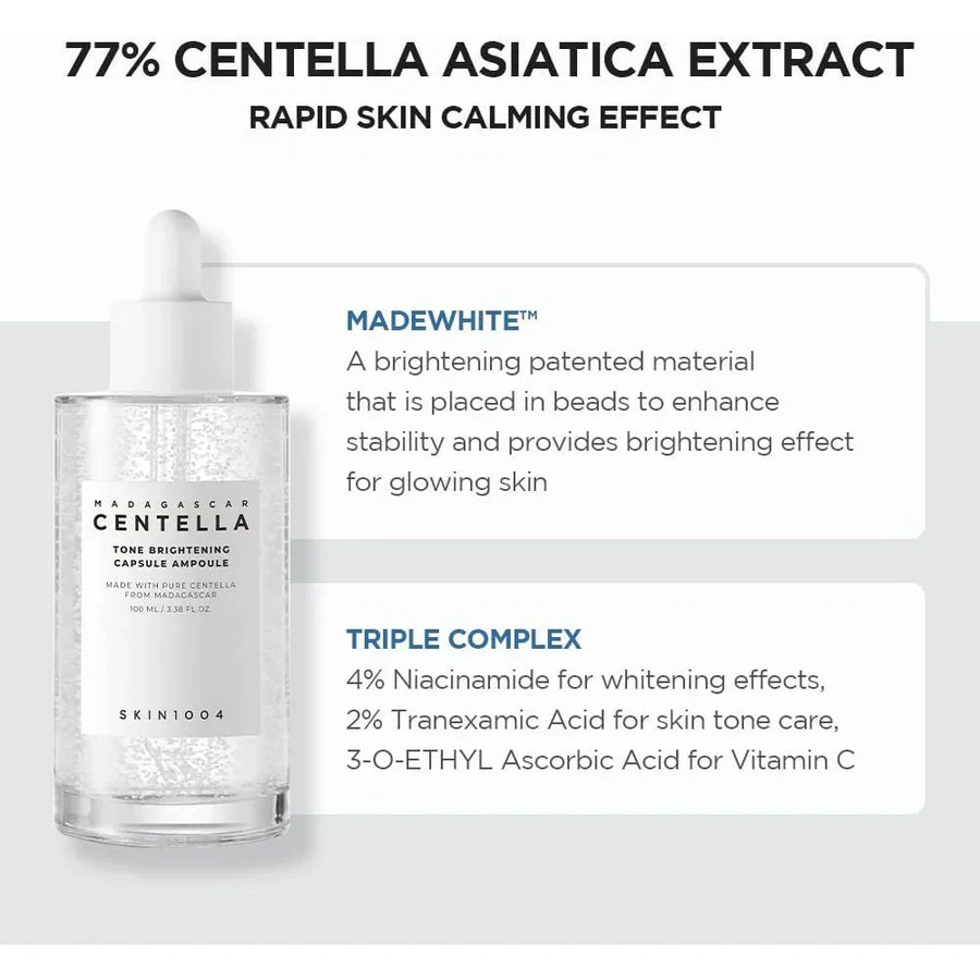 SKIN1004 | Madagascar Centella Tone Brightening Capsule Ampoule - Glow House